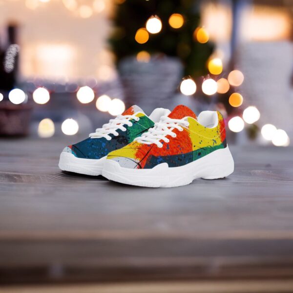 Abstract Design Chunky Sneakers